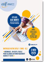 Atelier MORTI WebMAUS