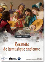 Affiche JE Mots de la musique ancienne