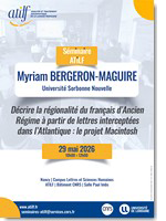 Affiche séminaire ATILF