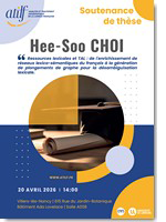 Soutenance de thèse Hee-Soo Choi