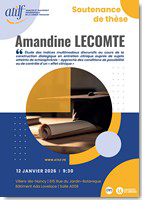 Soutenance de thèse Amandine Lecomte