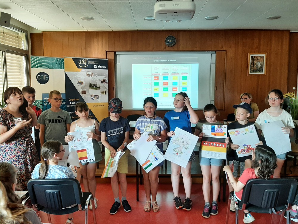Accueil des classes lauréates à l'ATILF