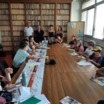 Accueil d'une des classes lauréates à l'ATILF