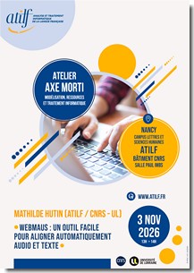 Atelier MORTI WebMAUS