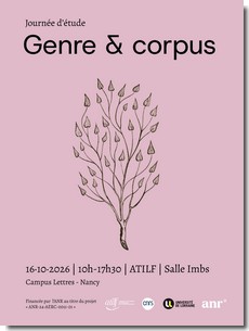Affiche JE Genre & corpus