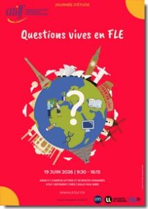 Affiche JE Questions vives en FLE