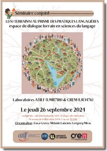 affiche séminaire ATILF CREM